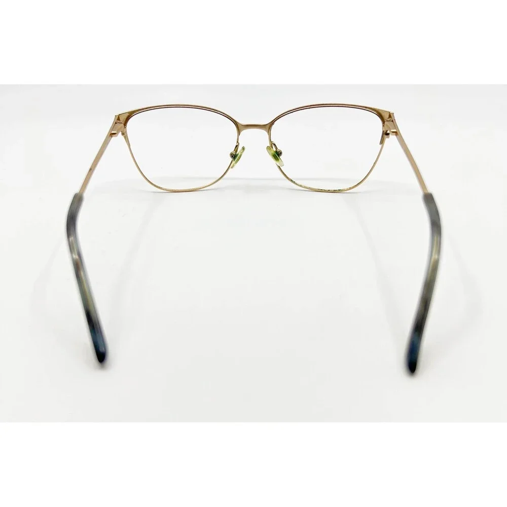 XOXO Quincy Eyeglasses Womens Black Gold Cat Eye 52-15-135 42022